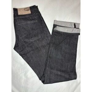 Naked & Famous Denim Slim Guy Black Selvedge Japanese Denim Jeans Men's 30x34